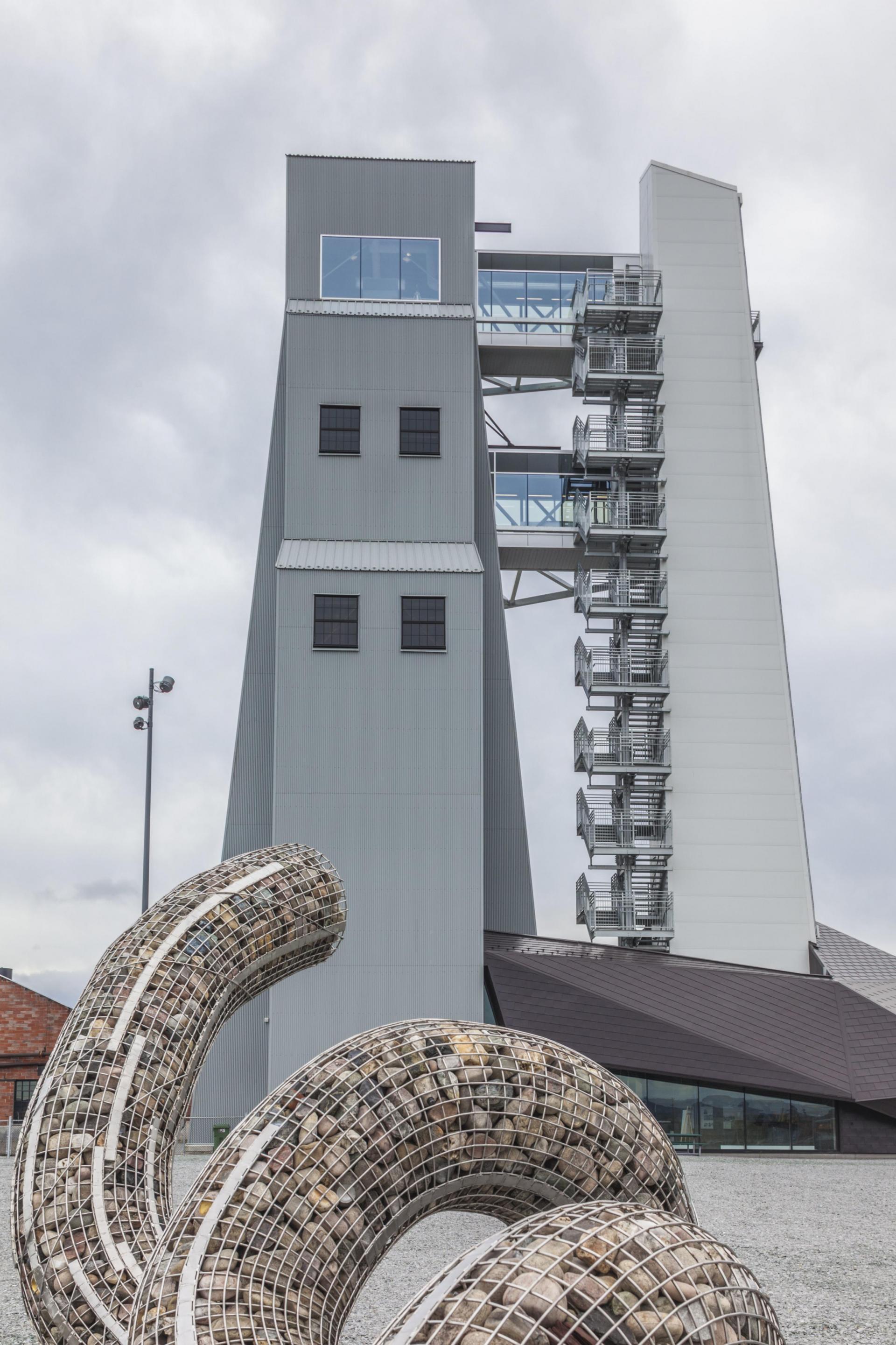 View of asbestos mine elevator at Thetford Mines, King Mine historic site. Photo: Bibikow Walter/Hemis.fr via AFP