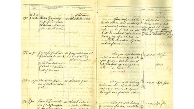 A police record from 1911, in which a certain Rosa Micallef reported hearing a child crying on the day of the disappearance. Photo: NAG &ndash;National Archives Gozo