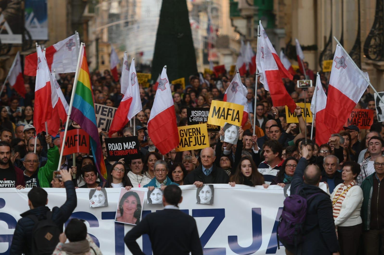Yorgen Fenech's arrest triggered mass protests against Joseph Muscat's government. File photo.