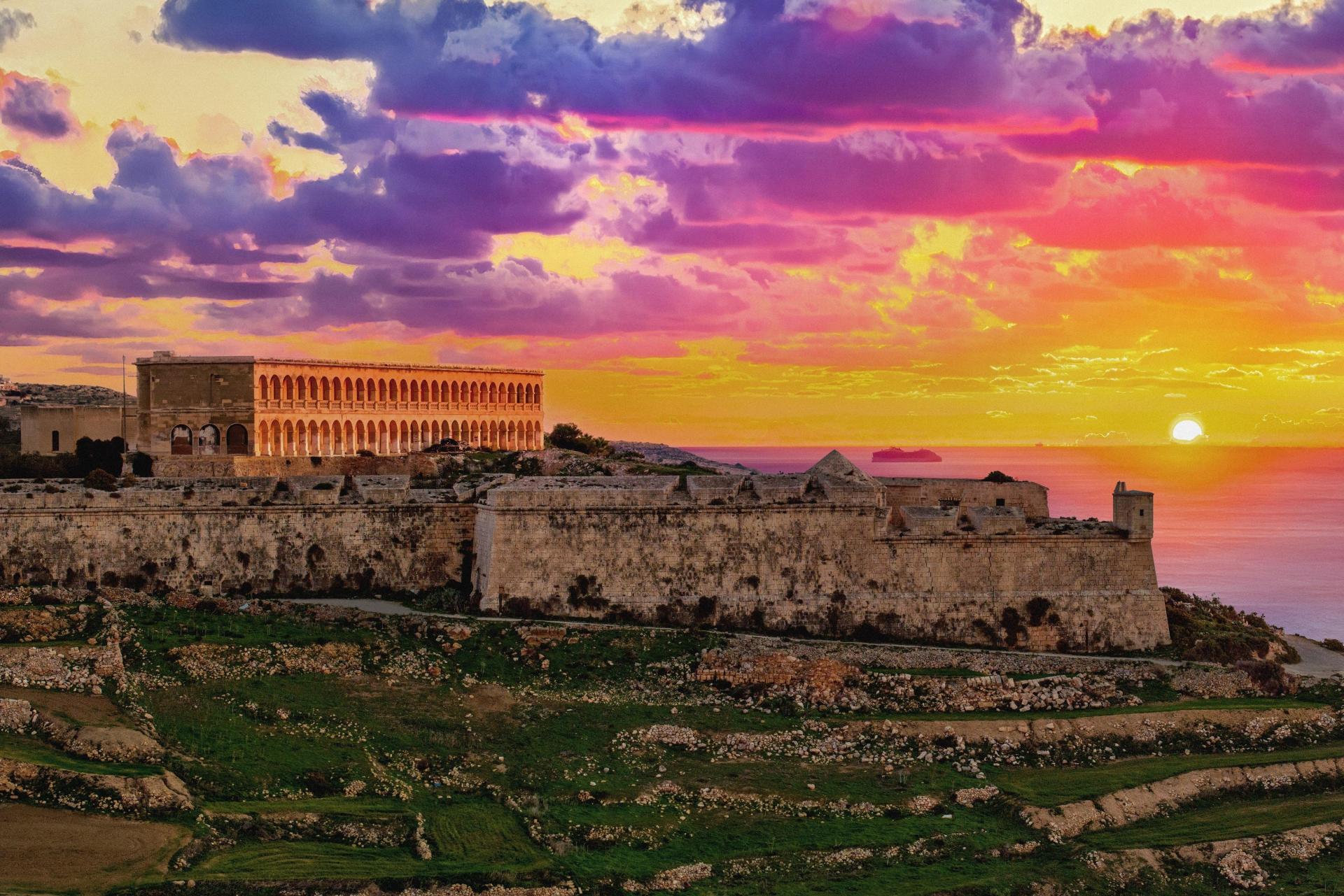 There are plans to demolish the British-era barracks at Gozo's Fort Chambray. Photo: Daniel Cilia