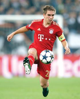 Philipp Lahm... &lsquo;excellent mentality&rsquo; at Bayern.