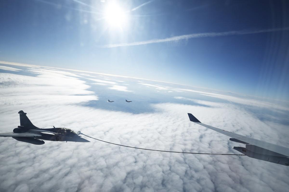 A French Air Force Dassault Rafale B aircraft. Photo: AFP