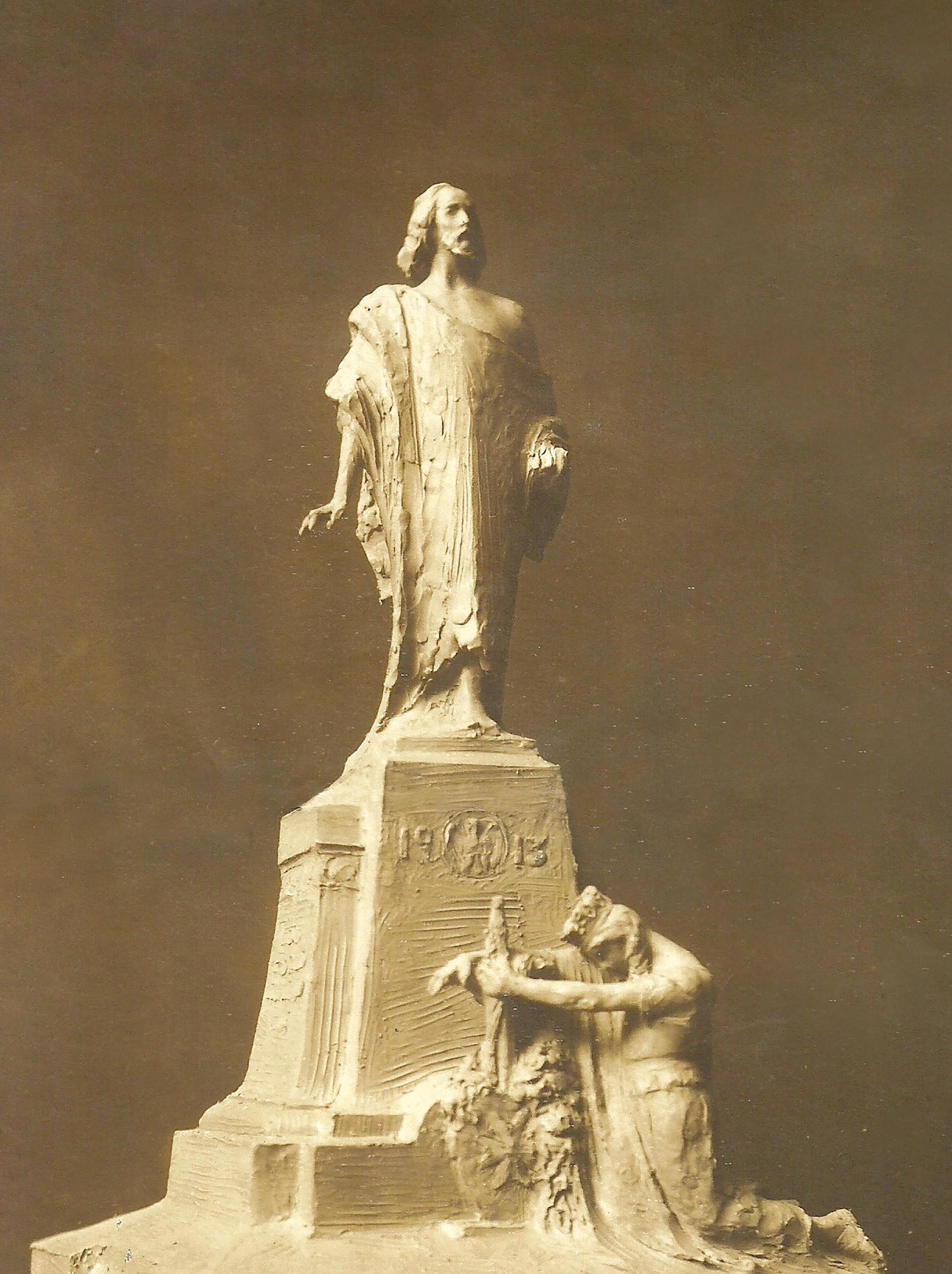 <em>Bozzetto</em> for <em>Christ the King </em>monument by Antonio Sciortino