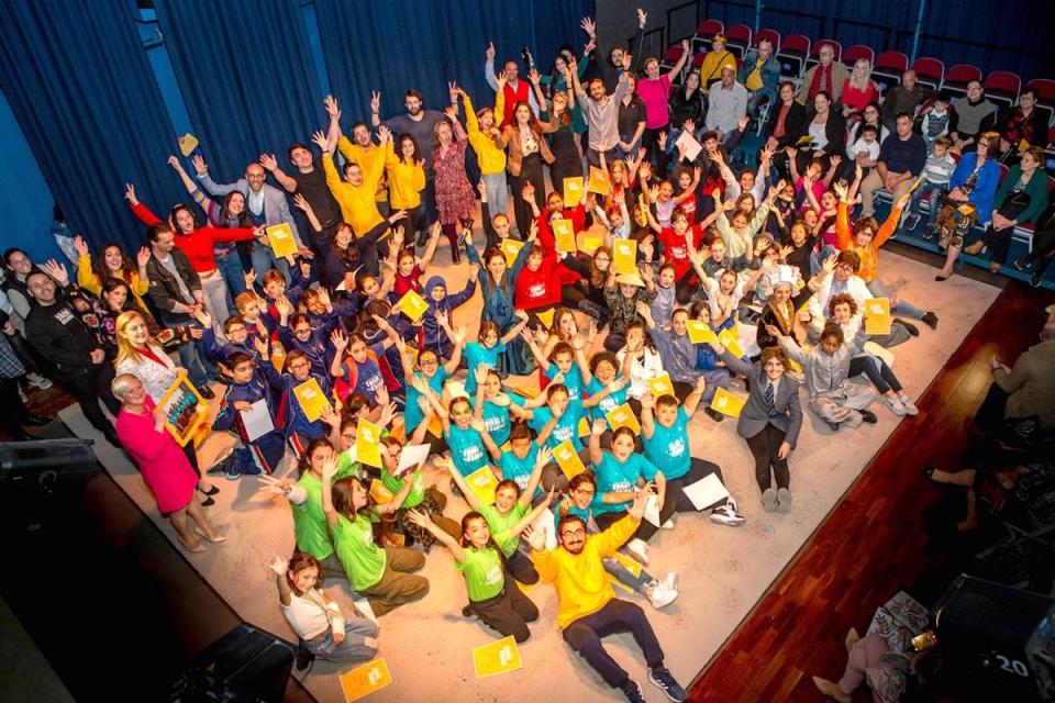 The students taking part in the festival. Photos via TrIkki Trakki
