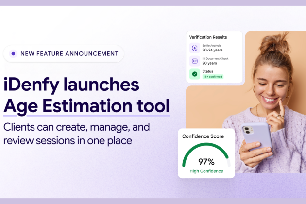 iDenfy upgrades its Age Verification platform with a new Age Estimation tool