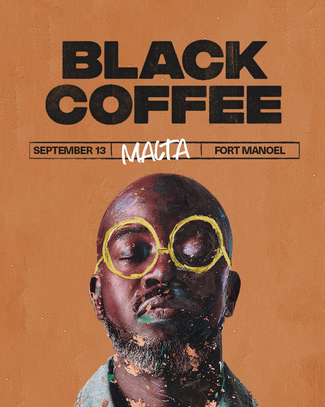 Black Coffee will perform at Fort Manoel. Photo: Uno Malta