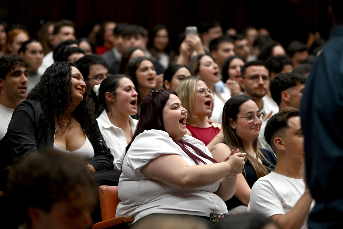 Some of the audience at the lively debate. Photo: Matthew Mirabelli