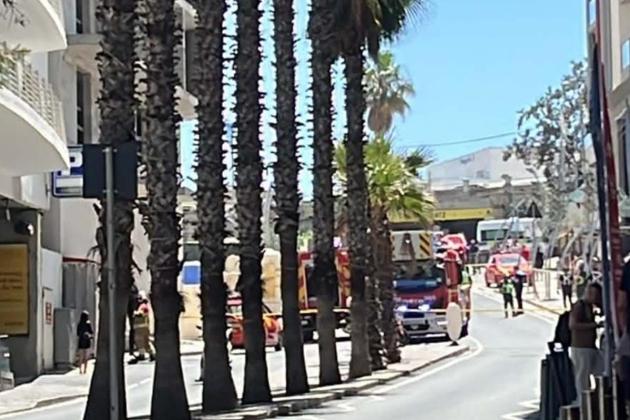 Paceville main road closed while firefighters investigate smoke report