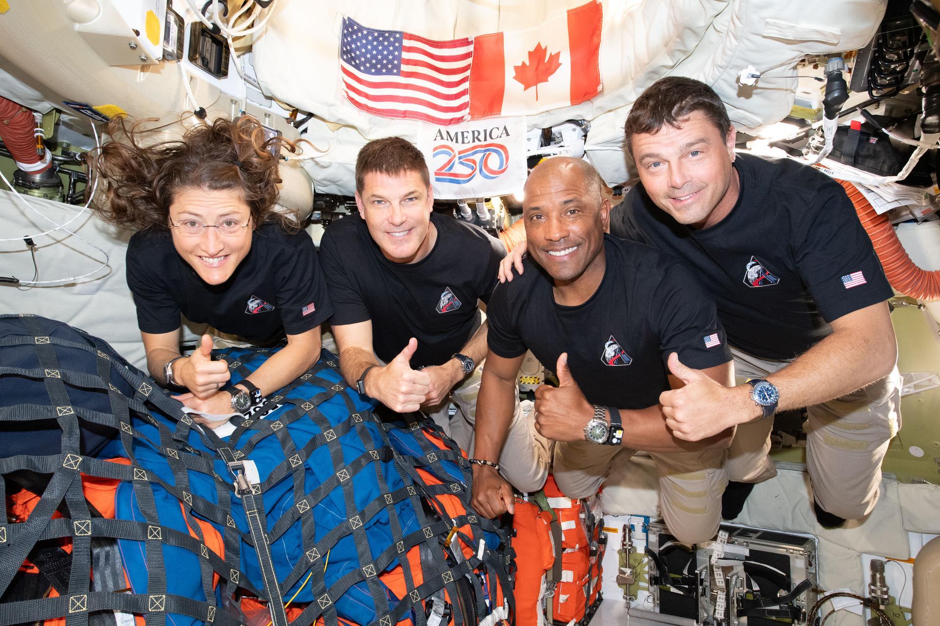 The Artemis II crew &ndash; (from left) Mission Specialist Christina Koch, Mission Specialist Jeremy Hansen, Pilot Victor Glover, and Commander Reid Wiseman. Photo: AFP
