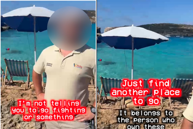 Blue Lagoon 'remains public land', MTA says after official told beachgoer to go