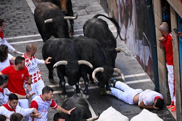 57 gored or bruised during Spain's San Fermin bull runs
