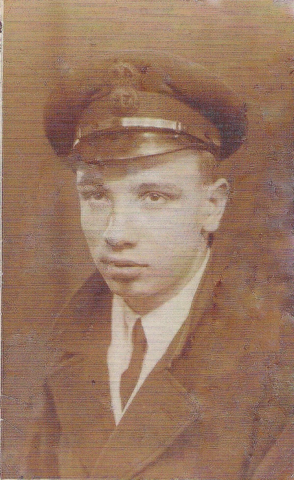 Assistant steward Charles Paris. Photo: National War Museum Archives