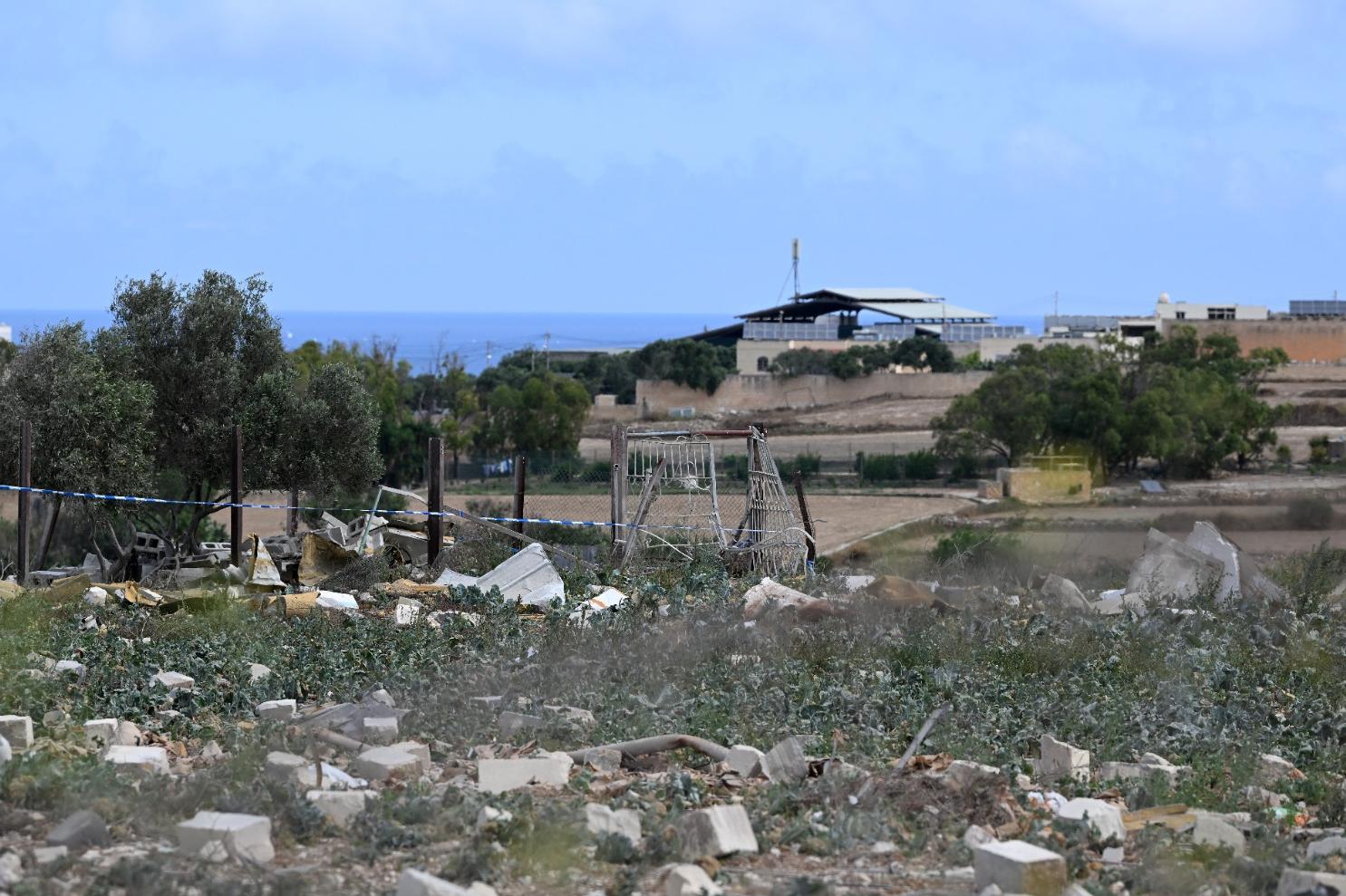 What was once a fireworks factory now lies in ruin. Photo: Matthew Mirabelli