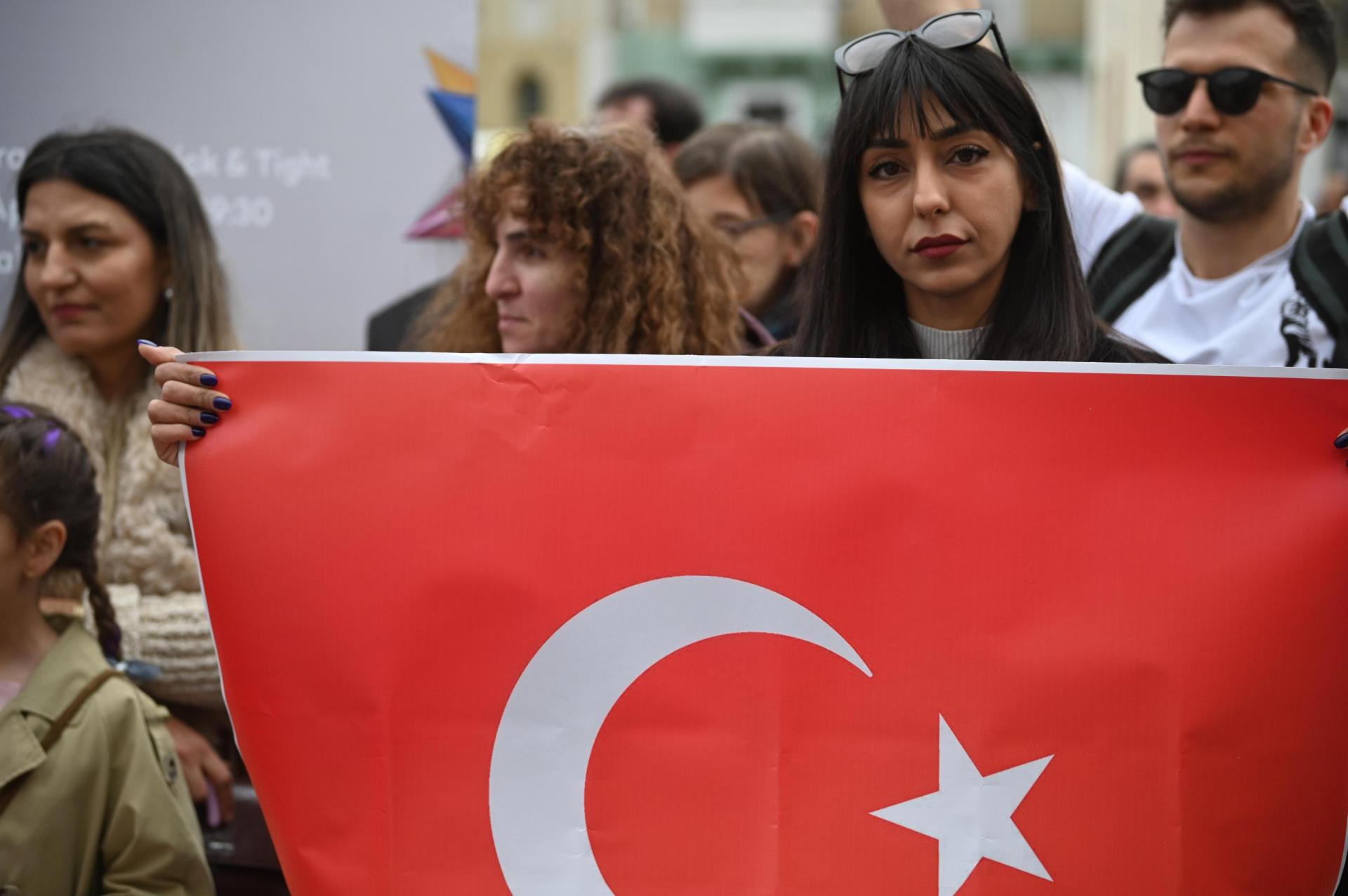 Protesters told Times of Malta "we want our country back". Photo: Jonathan Borg.