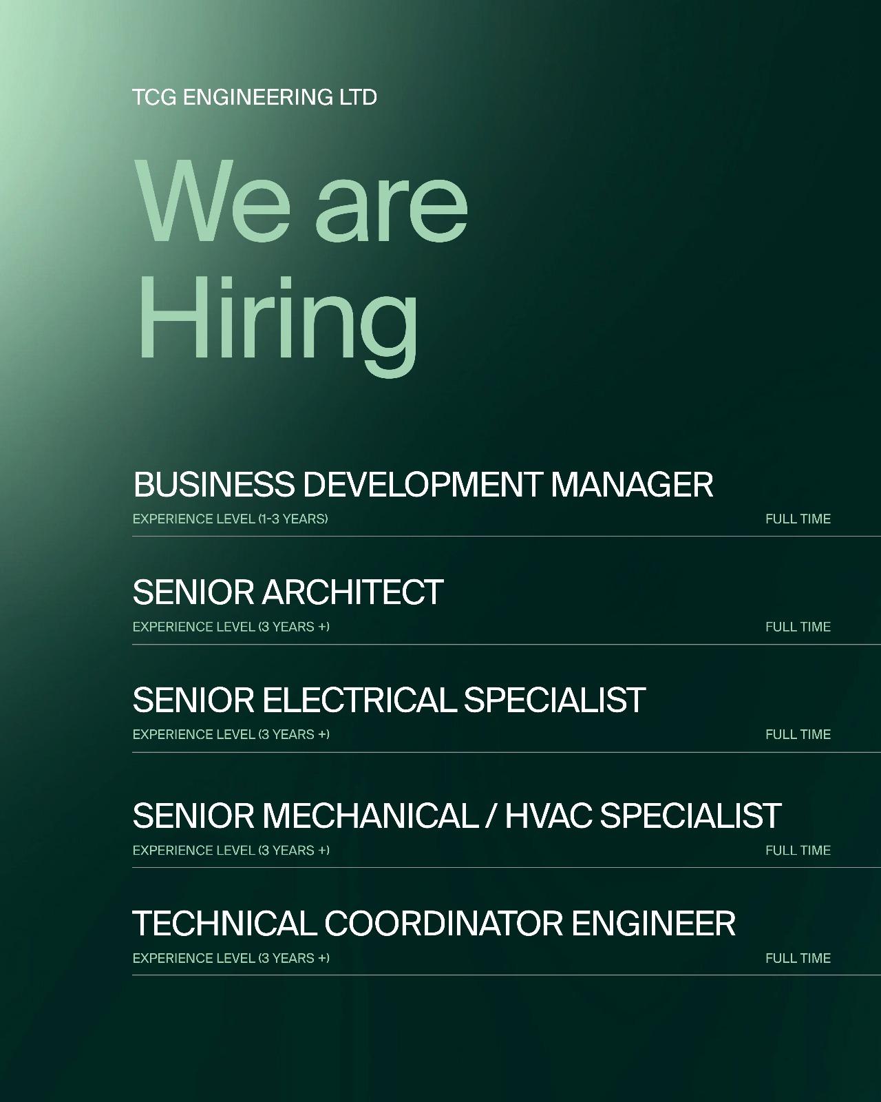 The immediate impact of the investment is evident in TC Engineering&rsquo;s active recruitment drive.