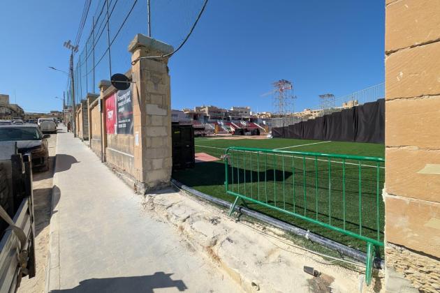 Stadium wall dismantled with no permit ahead of Labour mass meeting