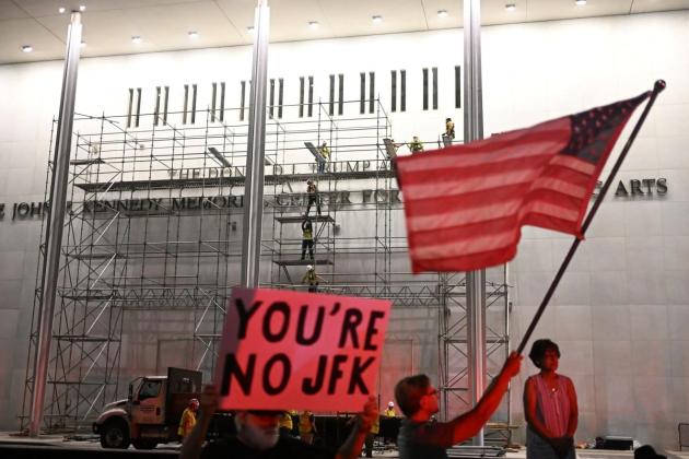 Judge rejects bid to halt removal of Trump's name from Kennedy Centre