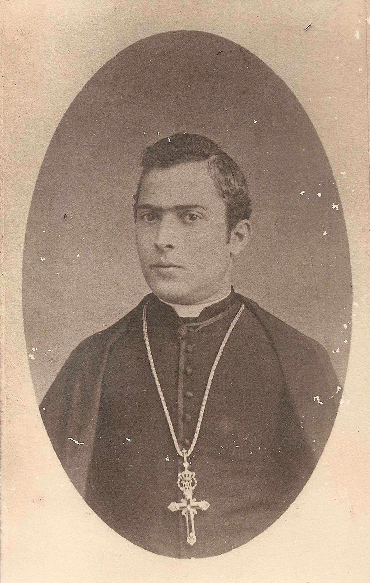 Don Ignazio Panzavecchia as a young priest and canon of the Senglea Collegiate.