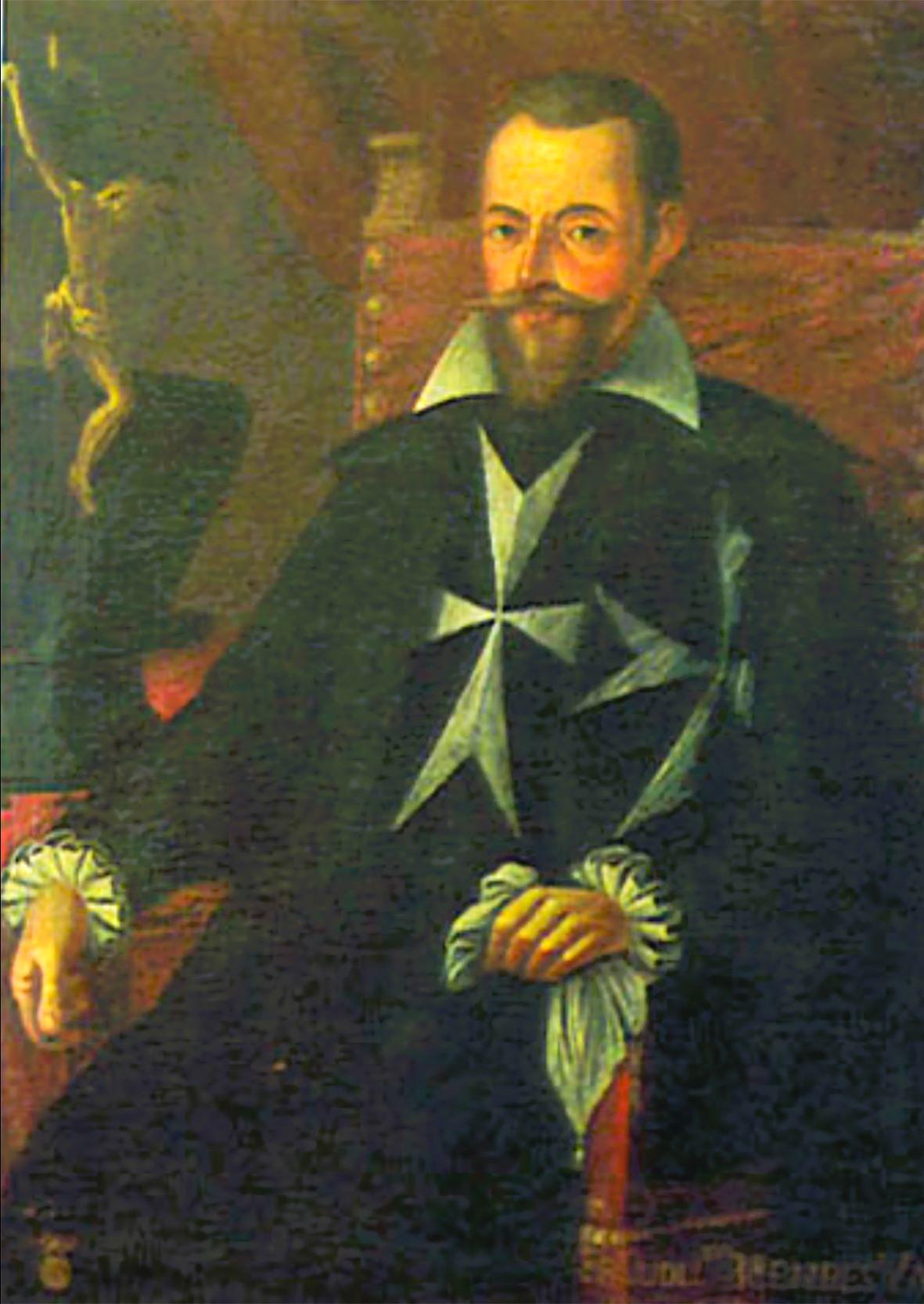 Portrait of Grand Master Louis Mendez de Vasconcellos, who had a poor opinion of the captains of the village militias.