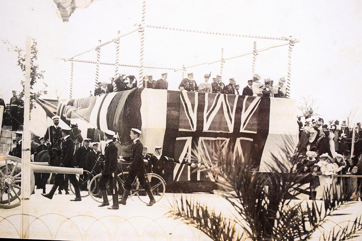 Postcard of visit to Malta by King Edward VII in 1907