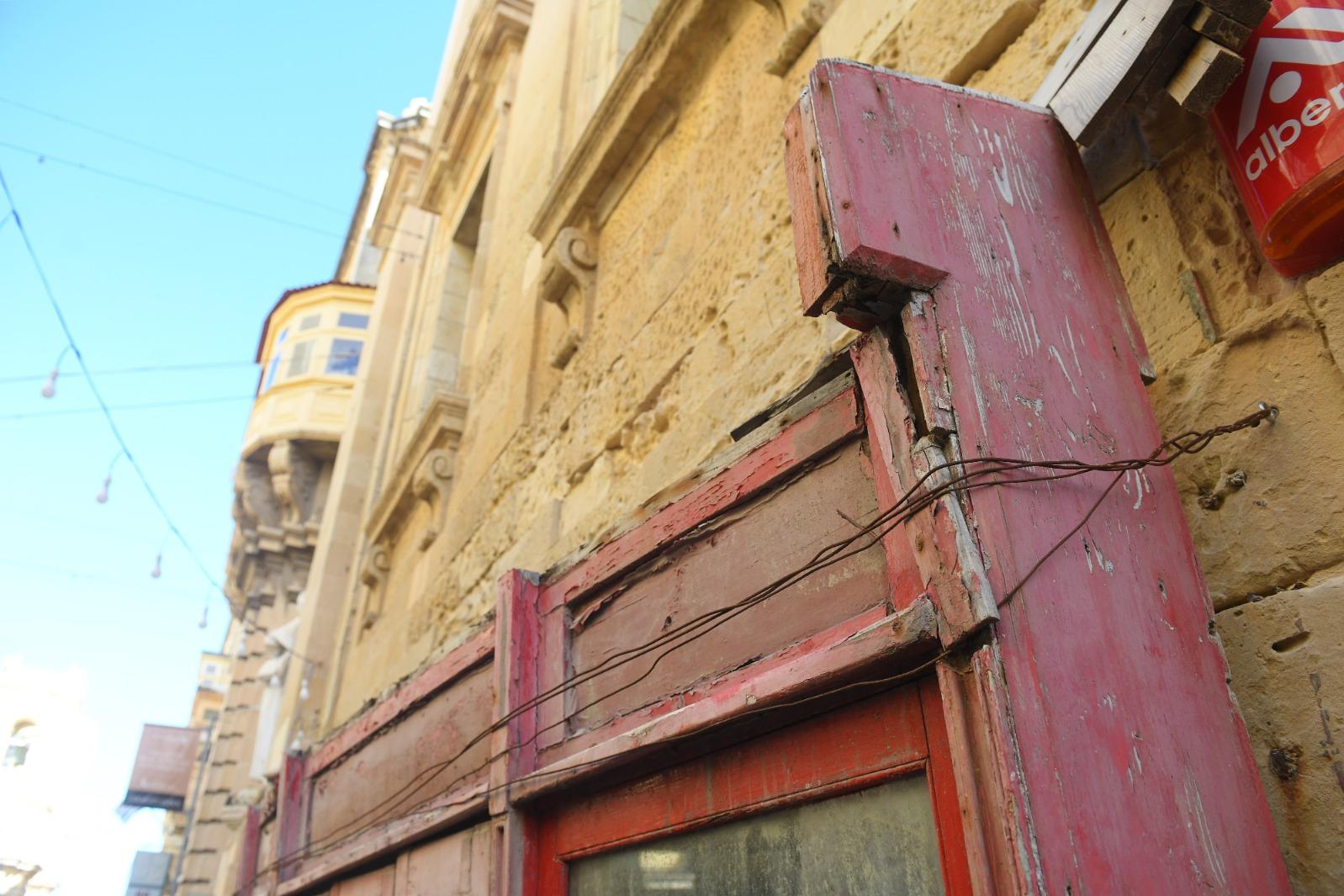 The timber front was barely bound together by a piece of wire by 2025.