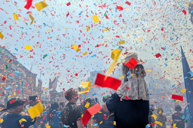 Balzan stages record-breaking confetti show at local feast