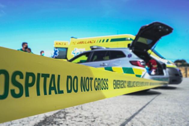 Two workers injured in four-storey fall
