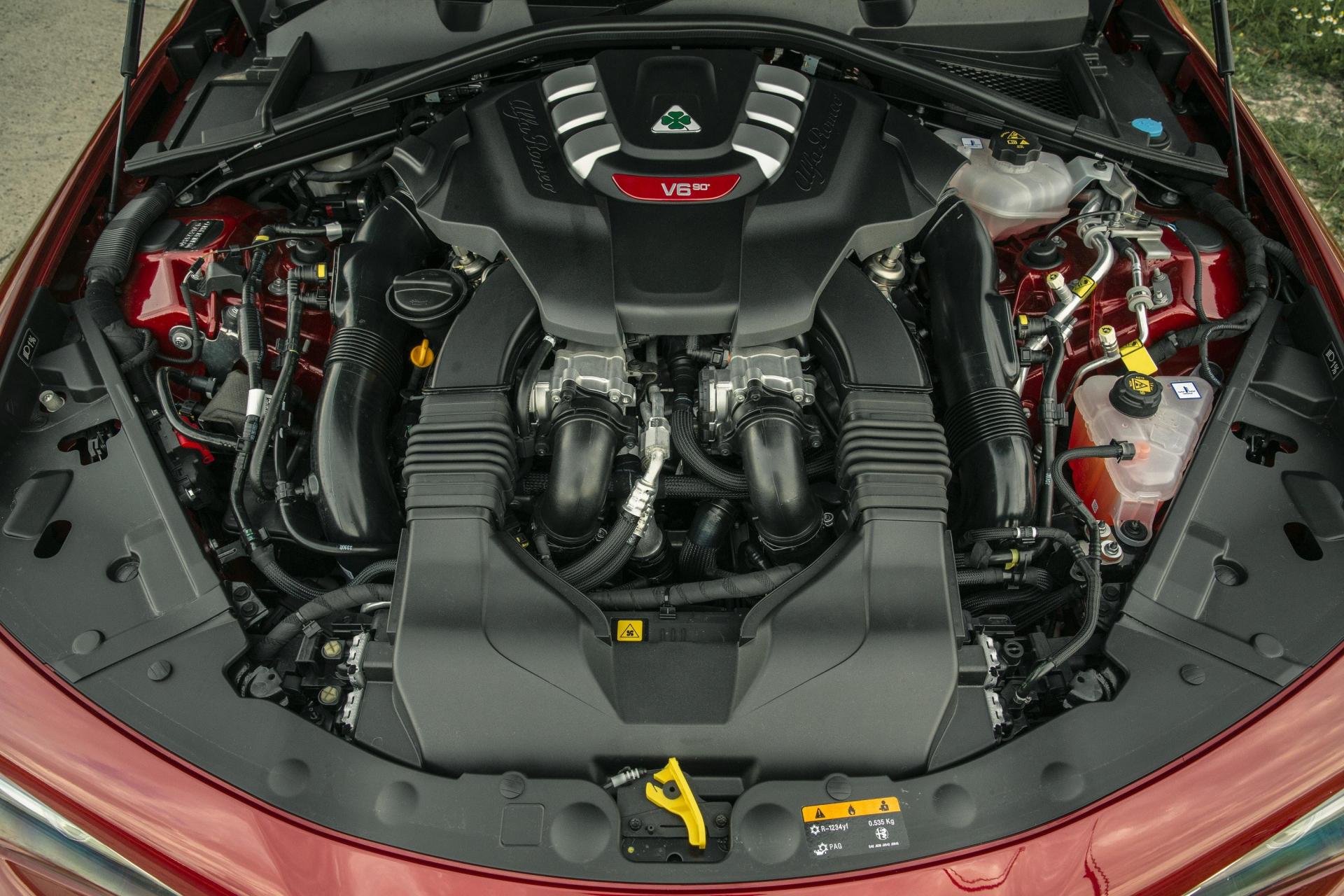 The 2.9-litre biturbo V6 produces more than 500bhp.