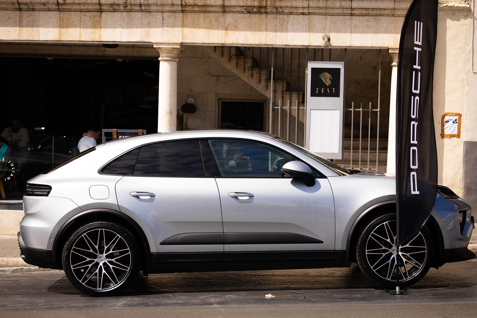 The new Porsche Cayenne outside Zest in St Julian&rsquo;s.