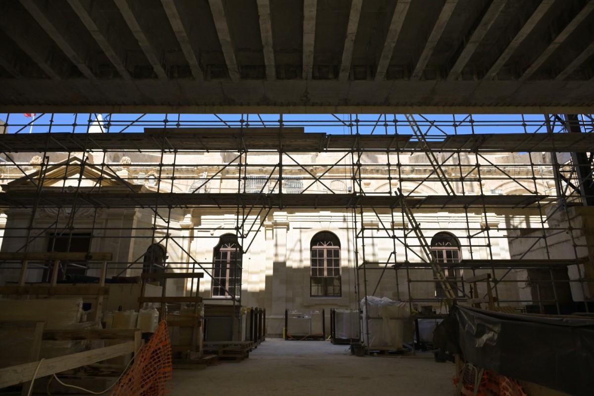 The courtyard