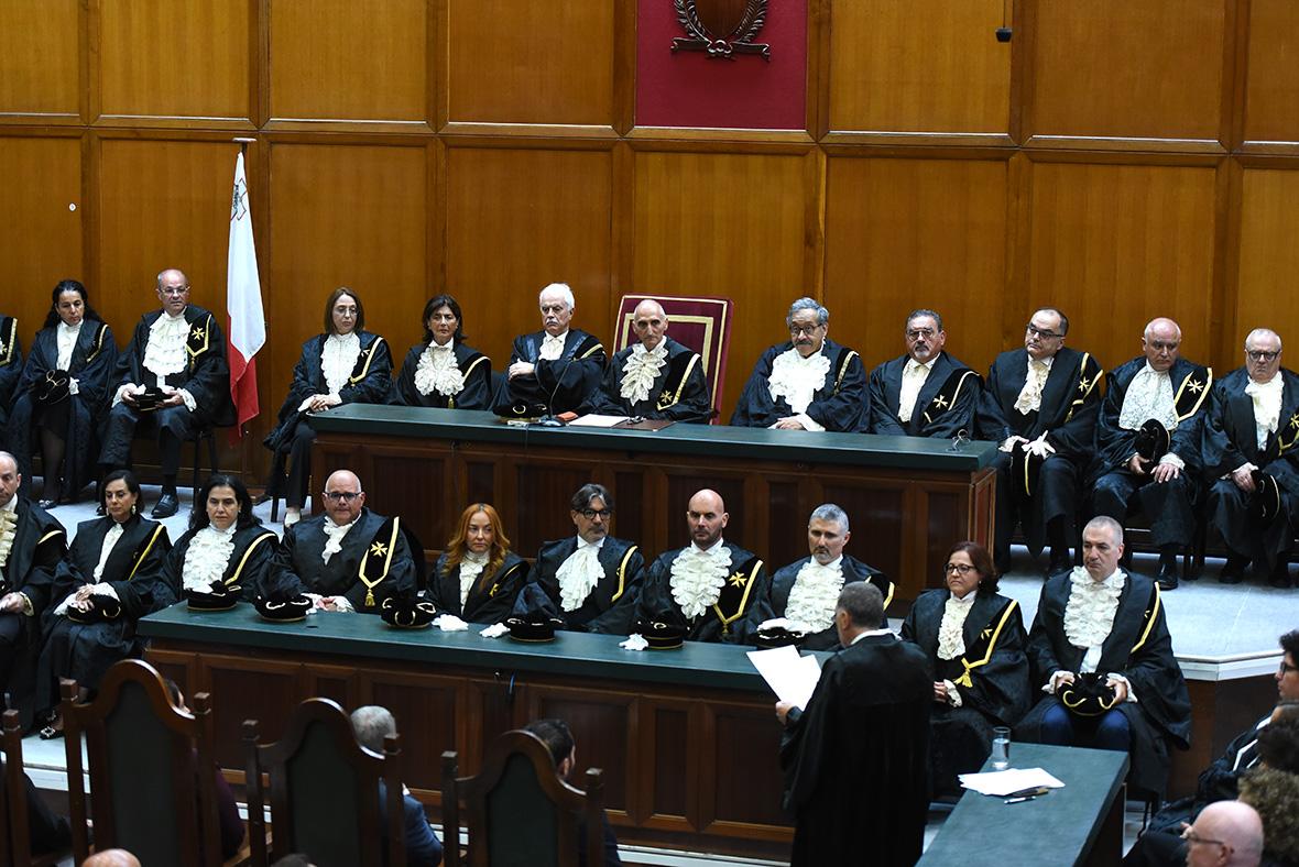 Members of the judiciary. Photo: Chris Sant Fournier