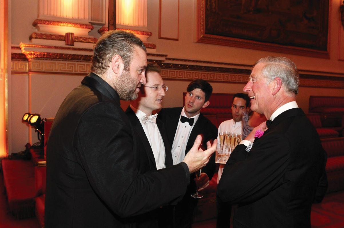 Joseph Calleja with Prince Charles.