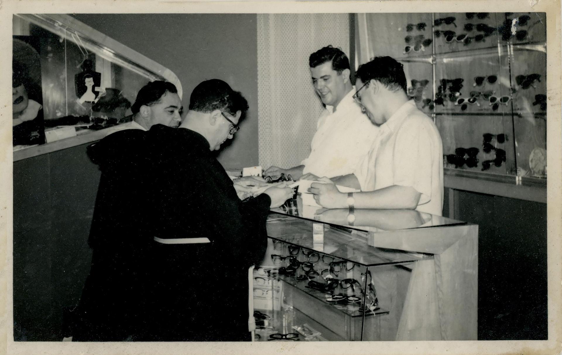 Third-generation John Farrugia (right) with his brother Gaetano serving customers. Photo: Joseph Farrugia
