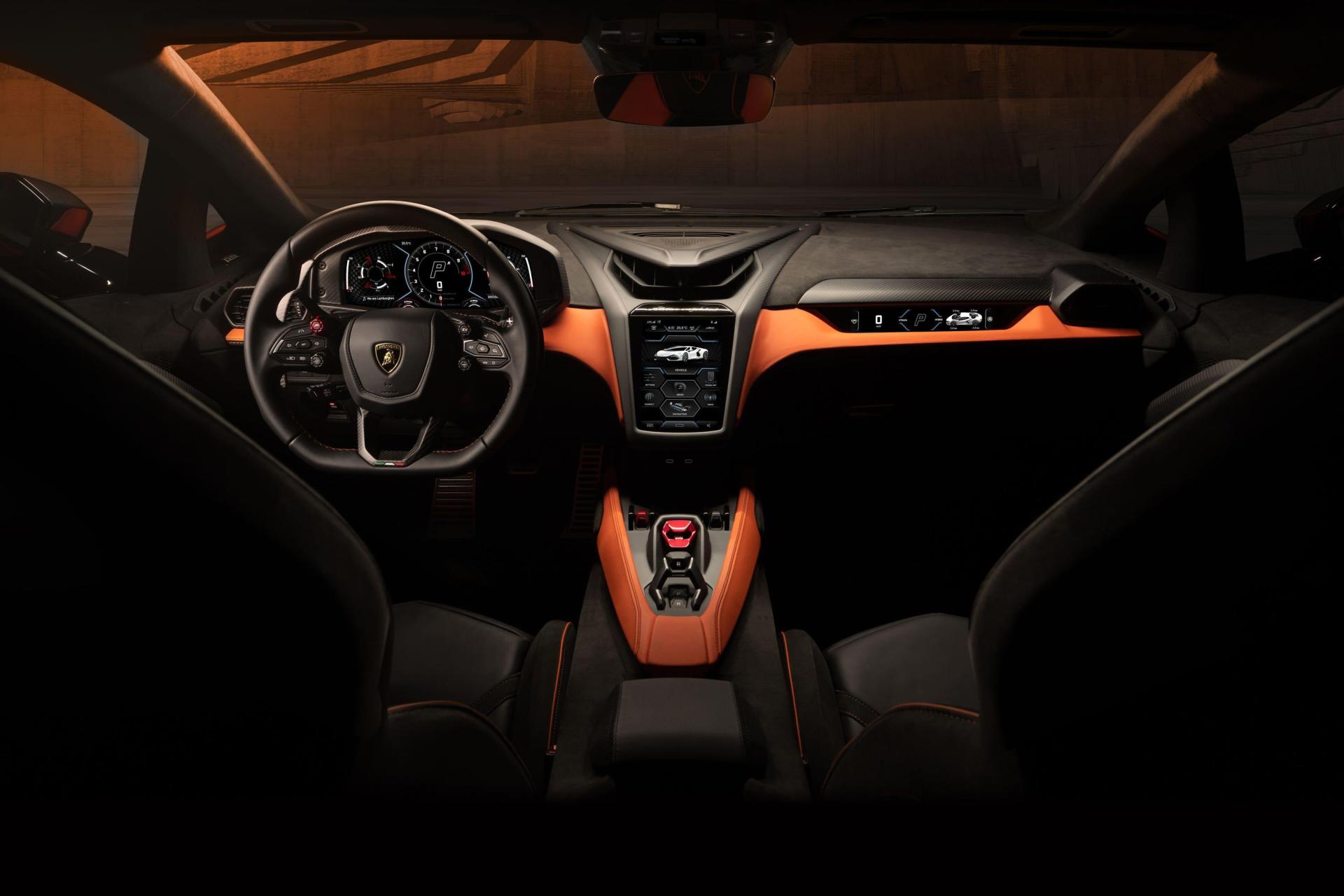 The interior gets a good blend of high-end materials and screens.
