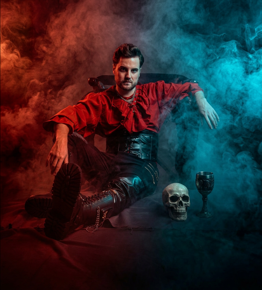 Alex Weenink as Hamlet. Photo: Justin Mamo