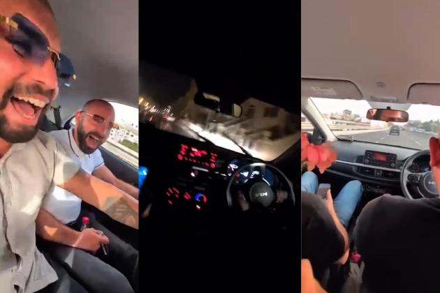 Two tourists arrested for reckless driving and sharing footage
