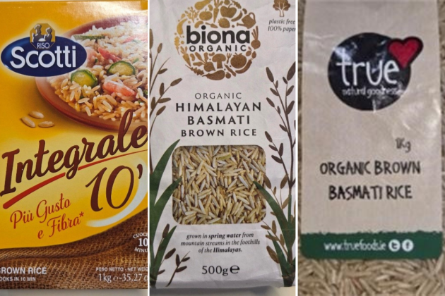 Do not consume these three brown rice products