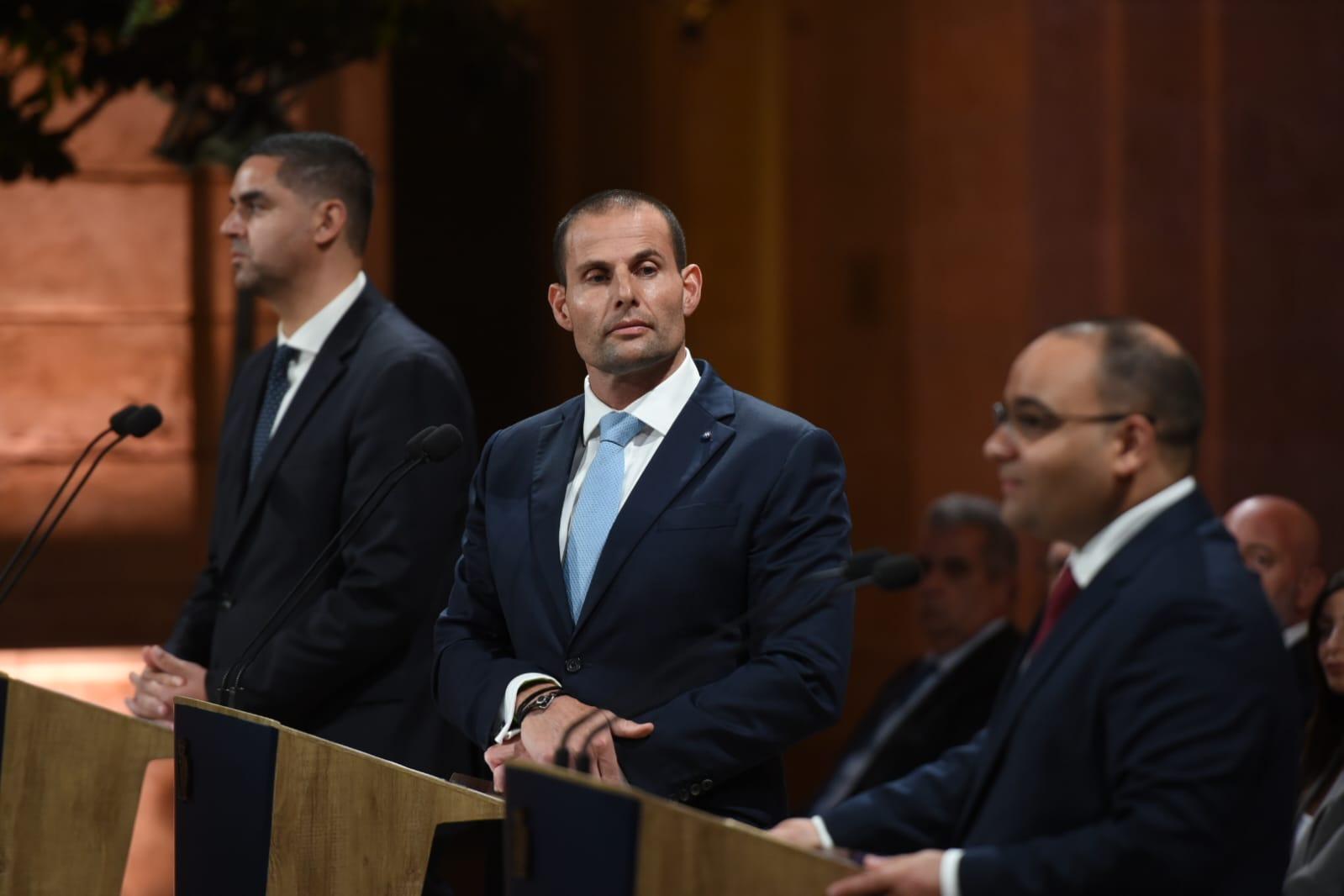 The press conference was held at Castille on Monday night. Photo: Chris Sant Fournier