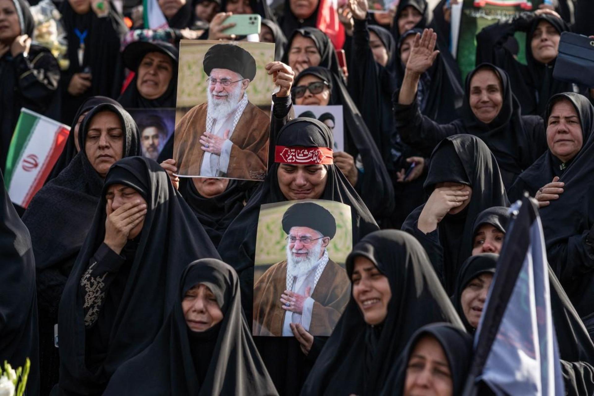 Huge crowds throng Tehran for Khamenei funeral ceremonies