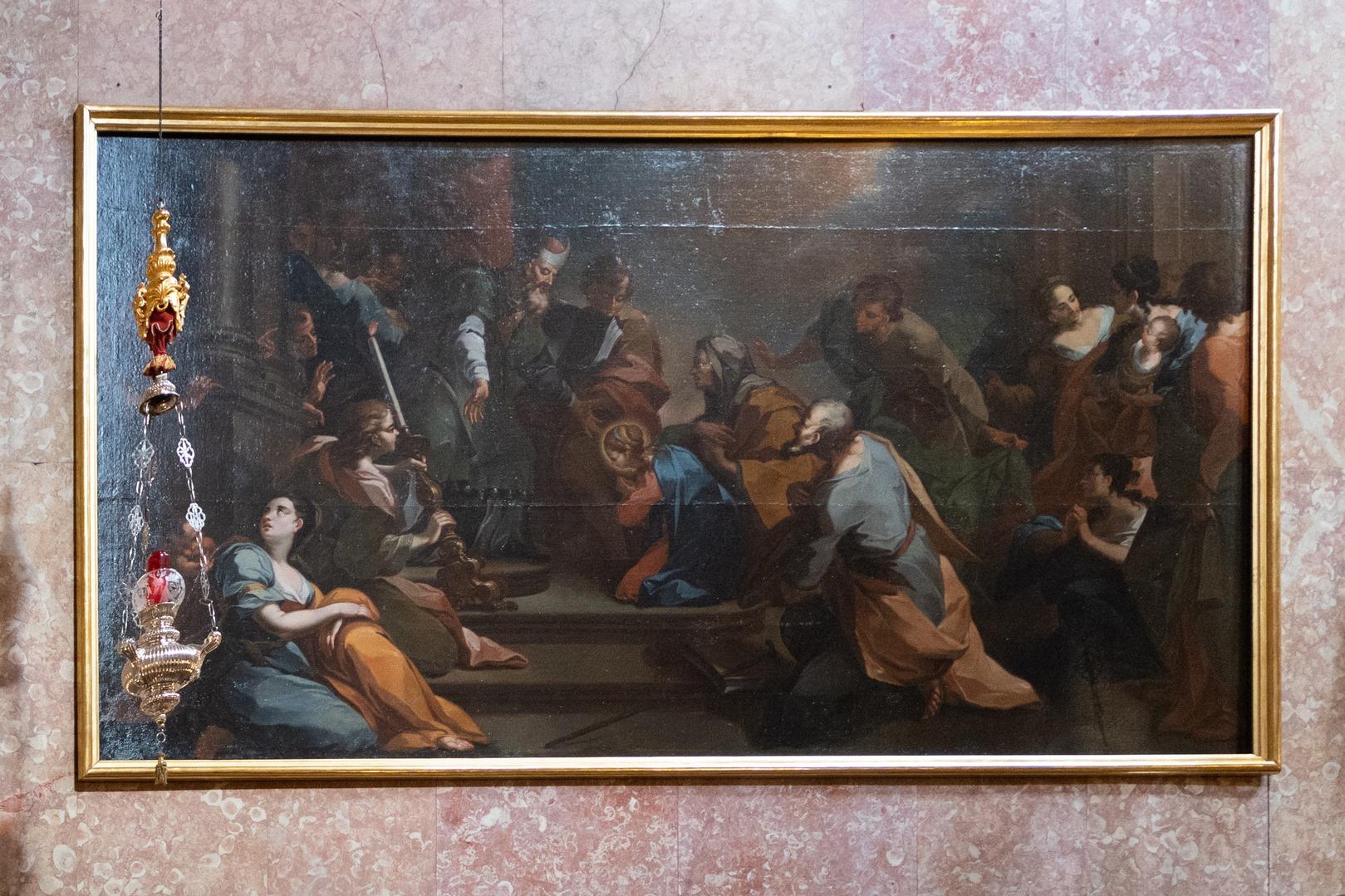 The second restored painting. photo: Curia.