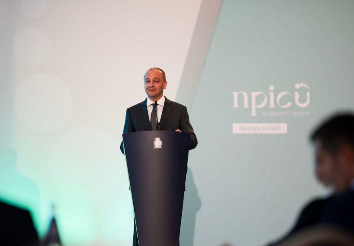 Parliamentary Secretary Andy Ellul speaking at the conference. Photo: OPM