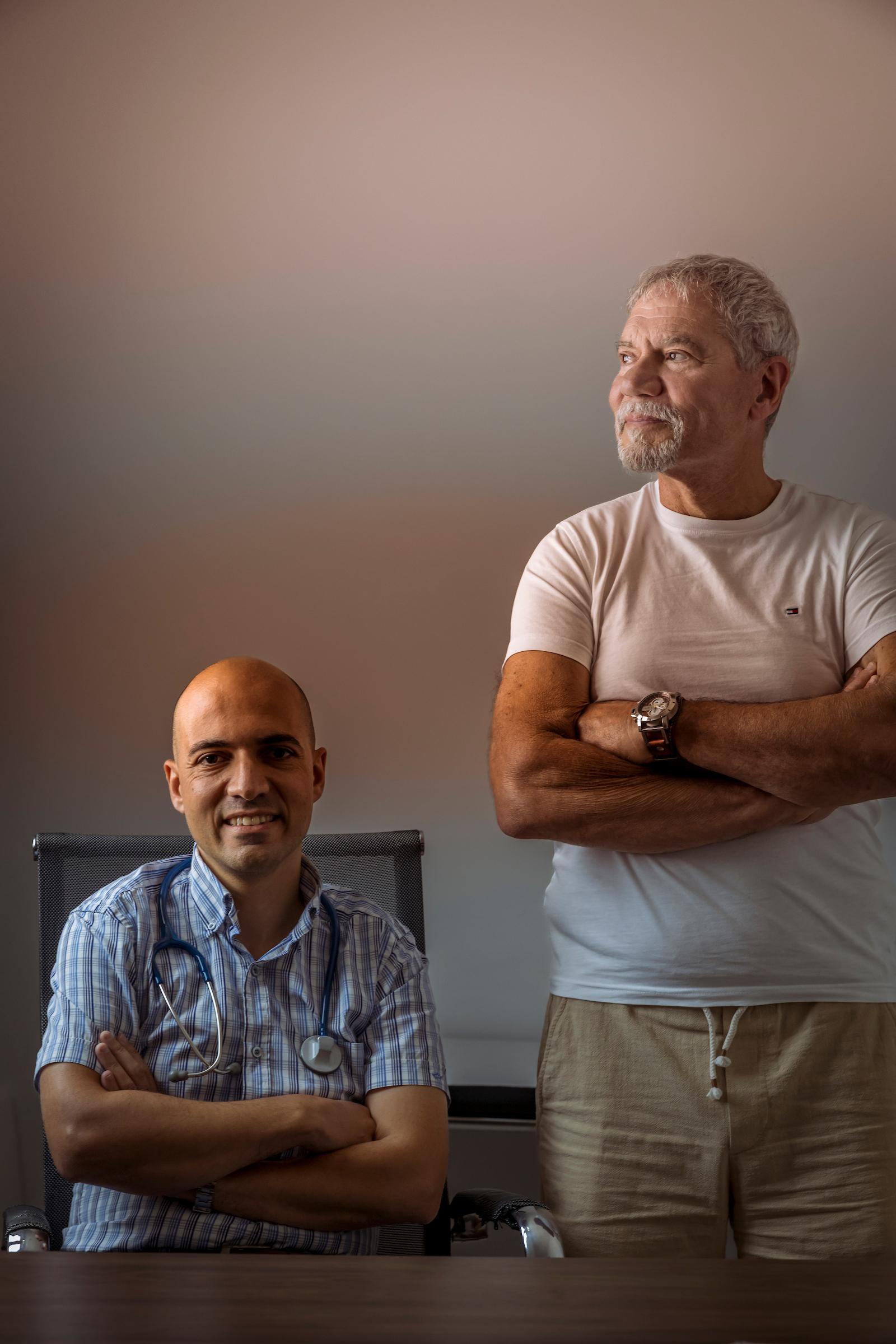 Doctors Jean Paul Camilleri and Joseph Tonna. Photo: Darrin Zammit Lupi