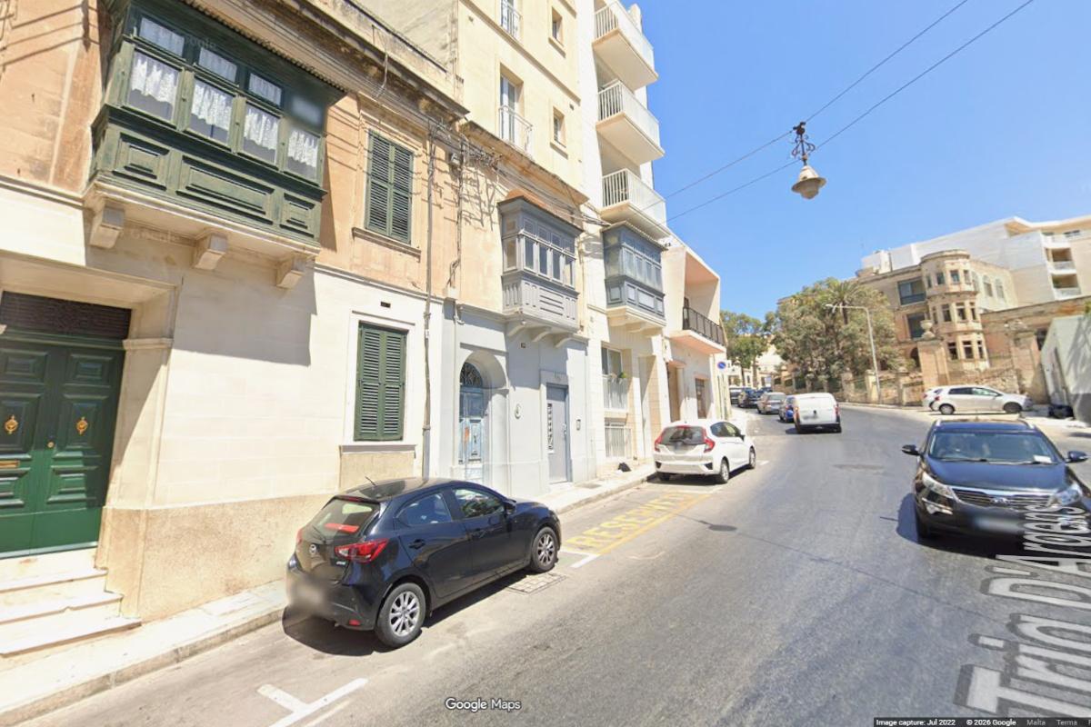 The section of road is a busy route joining Msida, Gżira and Sliema. Photo: Google Maps.