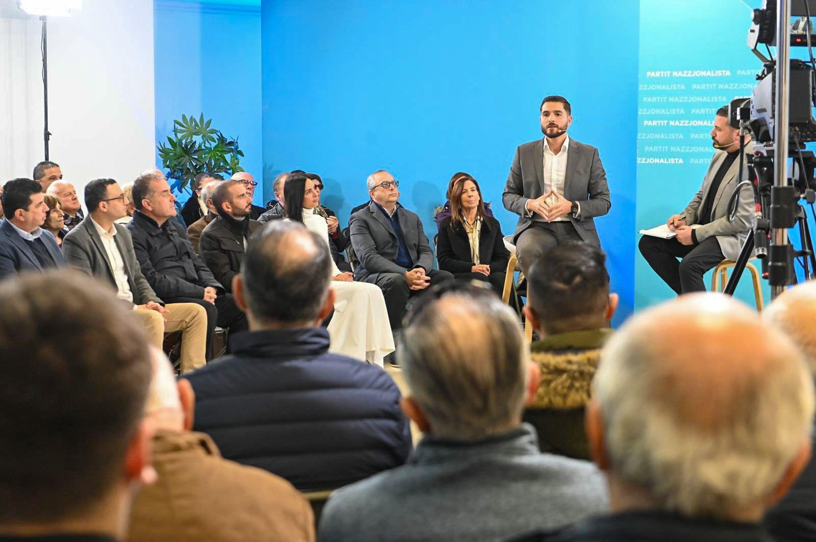 It was Borg's first Sunday political event this year. Photo: PN