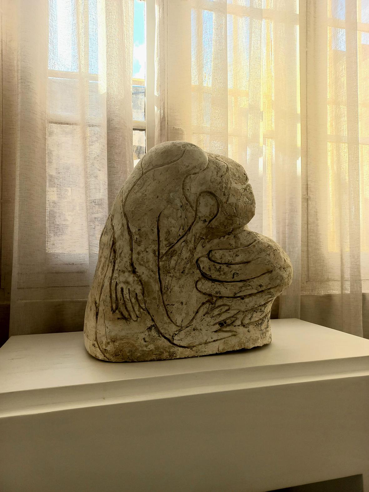 One of the sculptures on display at the gallery.