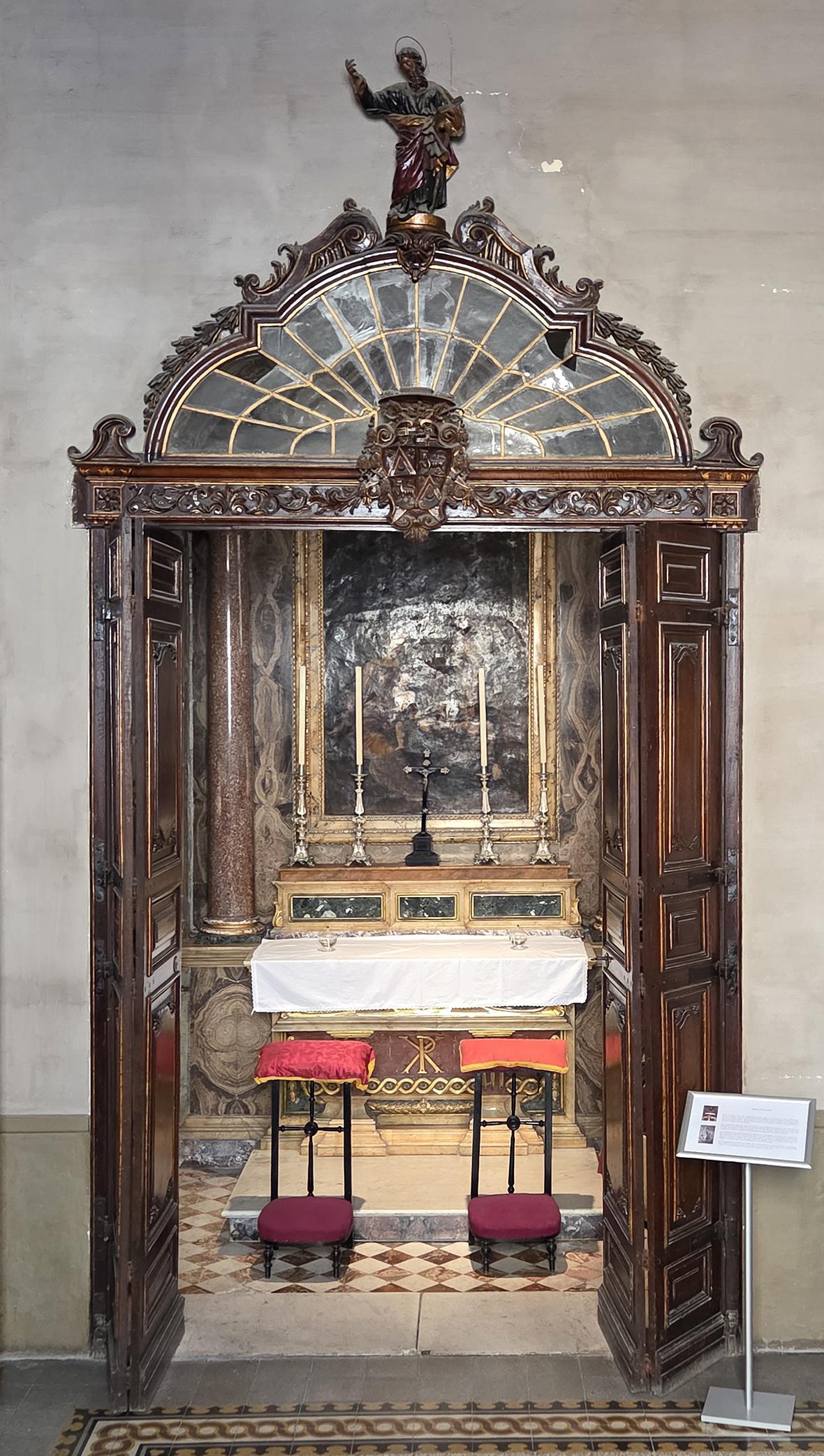 The chapel of St Joseph before restoration. Photo: Curatorial Studio
