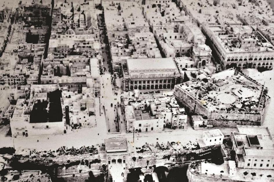 An aerial shot of Valletta from around the 1930s. Photo: Giovanni Bonello collection