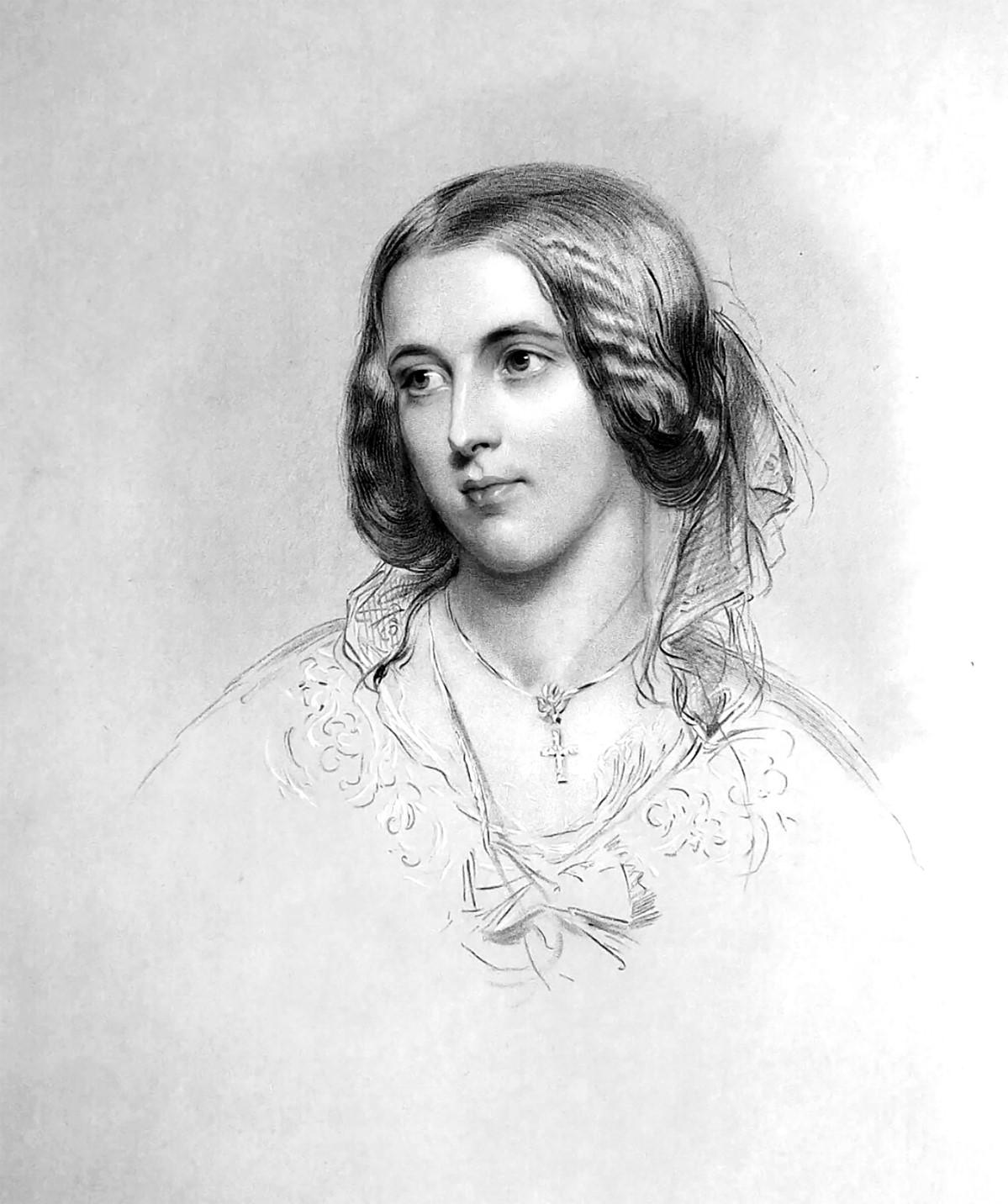Lady Evelyn Blantyre, by Henry Thomas Ryall, after George Richmond, from Finden&rsquo;s Female Aristocracy of the Court of Queen Victoria, 1845. Photo: Author&rsquo;s collection