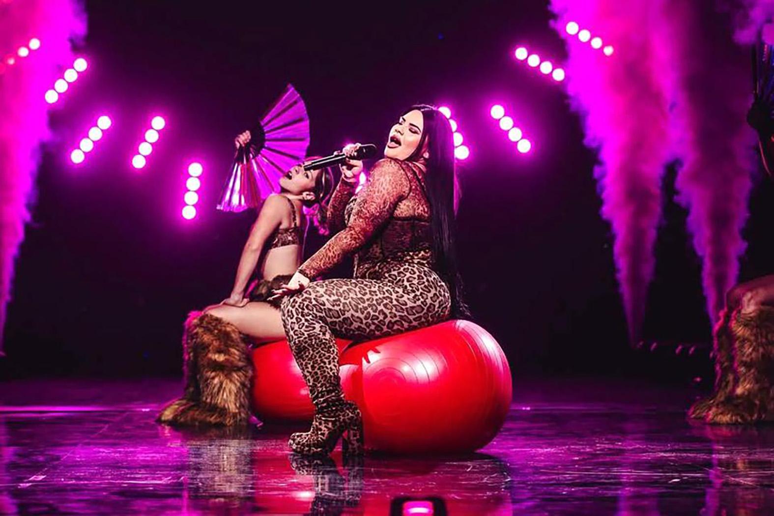 Miriana Conte&rsquo;s Eurovision entry raised eyebrows. Photo: Eurovision Song Contest