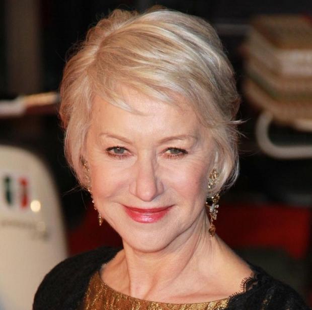 Dame Helen Mirren broke character from her regal role on Saturday evening.